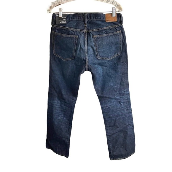 Gap Women's Mid Rise Straight Leg Bootcut Dark Wash 30x30 - Picture 4 of 10